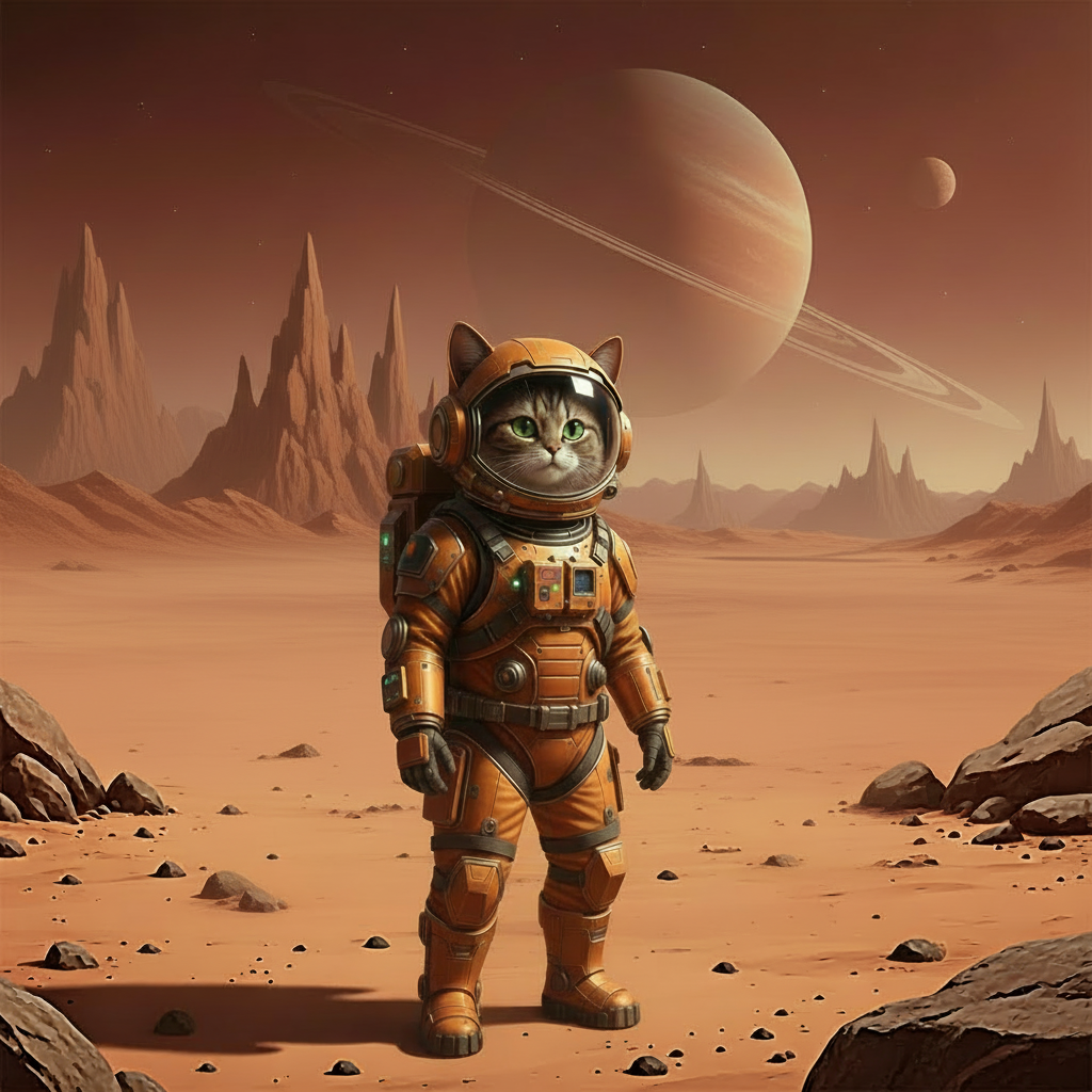 Mars landscape